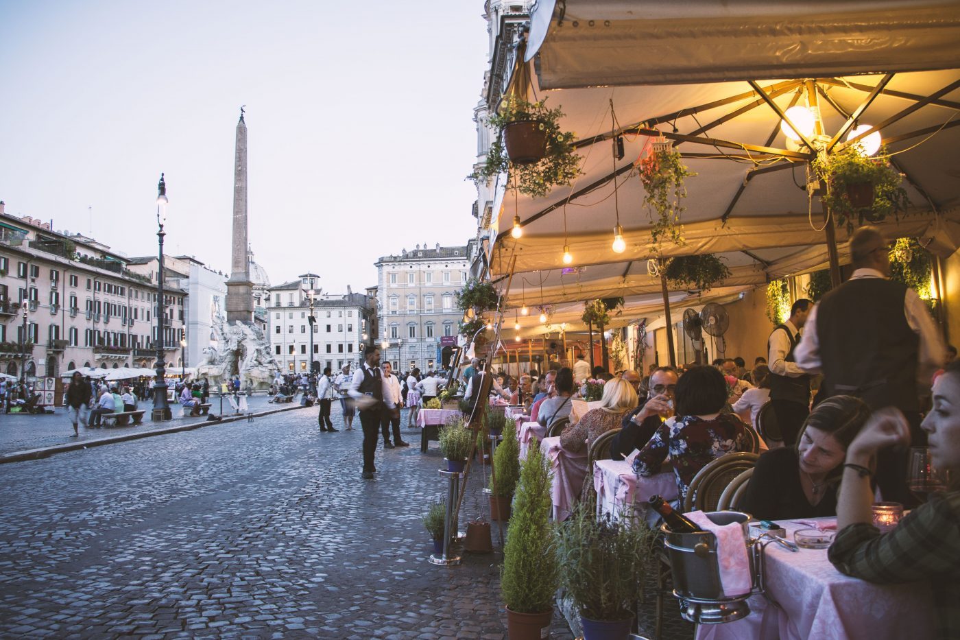 4 fiumi restaurant and pizzeria piazza navona rome